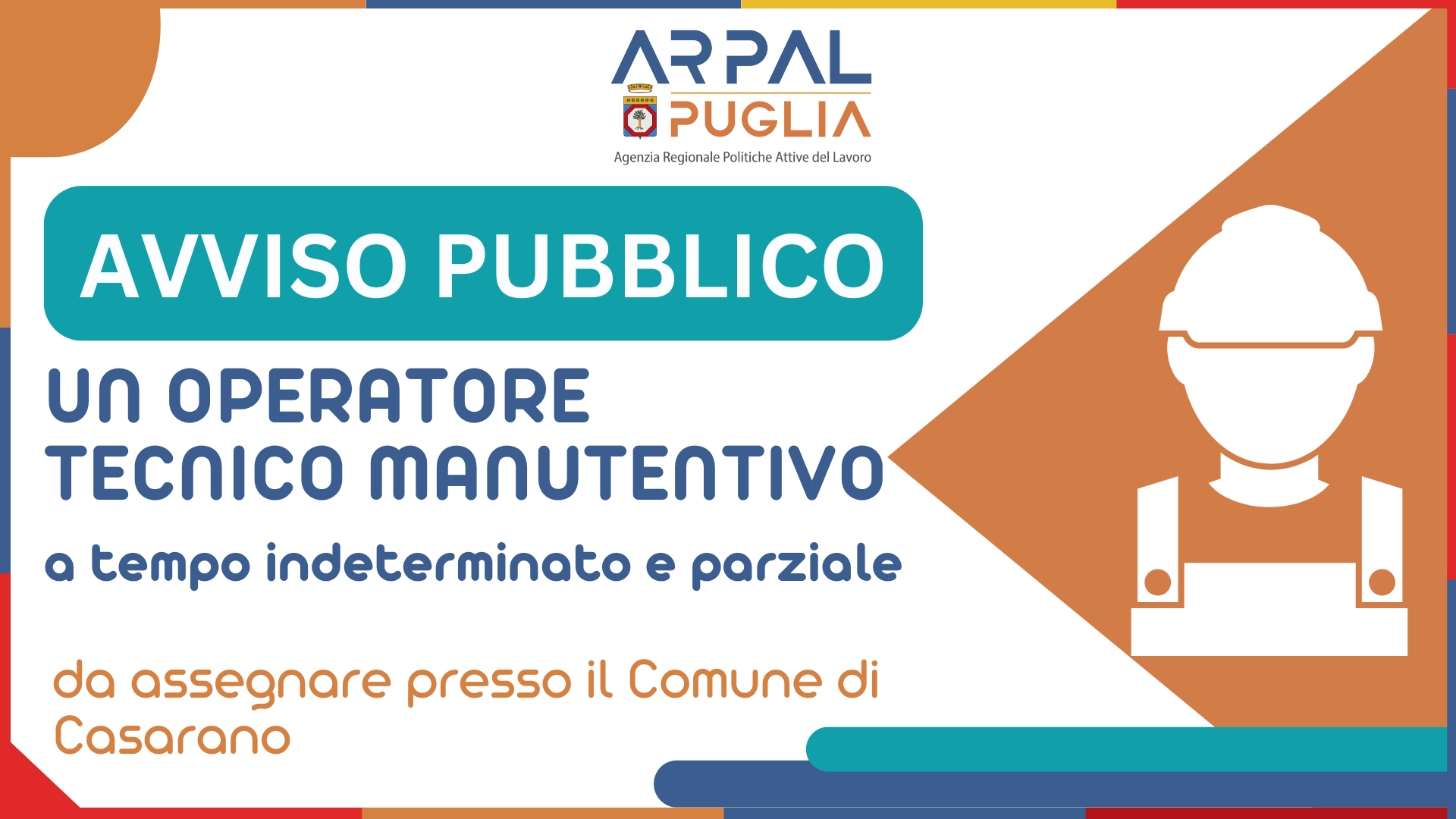 Art. 16 L. 56/1987 - AVVIAMENTO A SELEZIONE PER L'ASSUNZIONE DI UN 
